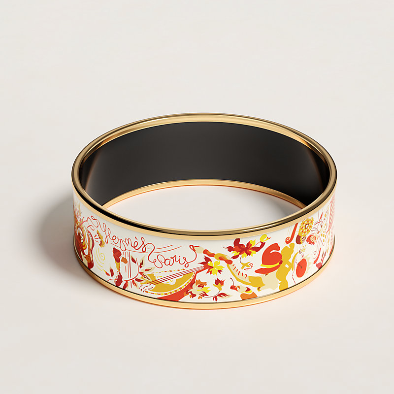 Emile et une nuit bangle - White | Hermès UK